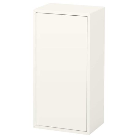 Шкаф с дверцей и 2 полками, белый 35x25x70 см IKEA EKET ЭКЕТ 803.593.92