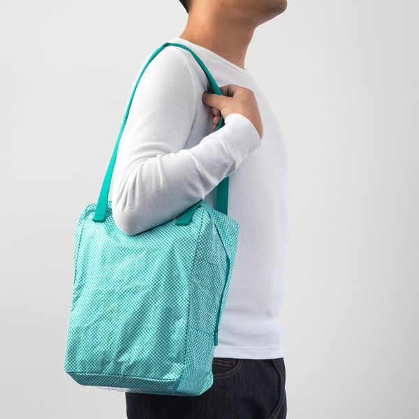 Сумка для/завтраков, зеленый 22x17x30 см IKEA ИКЕА/365+ 304.097.14 - схема-чертеж с размерами