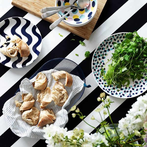 Сервировочная корзина, синий IKEA NÄTVERK НЭТВЭРК 704.089.20 - фото 3