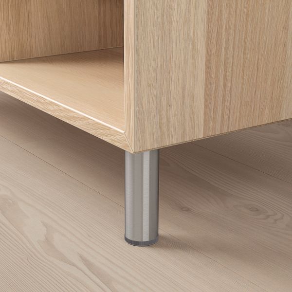 Комбинация шкафов с ножками, под беленый дуб 140x35x80 см IKEA EKET ЭКЕТ 592.864.87 - фото 4