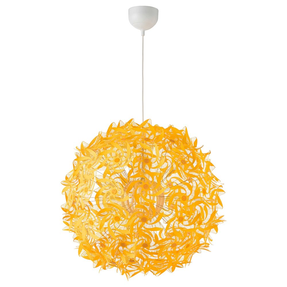 Подвесной светильник, желтый 55 см IKEA ГРИМСОС 804.168.49 - фото 1