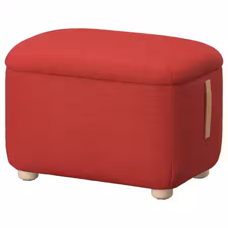 OSKARSHAMN Табурет для ног с ящ д/хрн - Tonerud красный