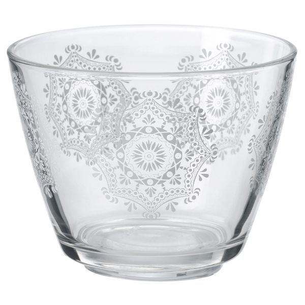 Миска ВИНТЕР 2015, с рисунком, белый (11 см) - схема-чертеж с размерами