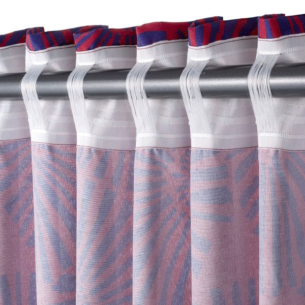 Гардины, 2 шт., красный 145x300 см IKEA STJÄRNTULPAN СТЭРНТЮЛЬПАН 204.696.52 - фото 3