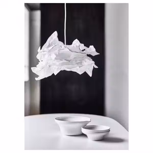 KRUSNING Абажур для подвесн светильника - белый 43 см - фото 4