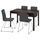 Стол и 4 стула IKEA EKEDALEN ЛЕН ЭКЕДАЛЕН, LILLÅNGEN ЛИЛЛОНГЕНÅNÄS 094.951.29