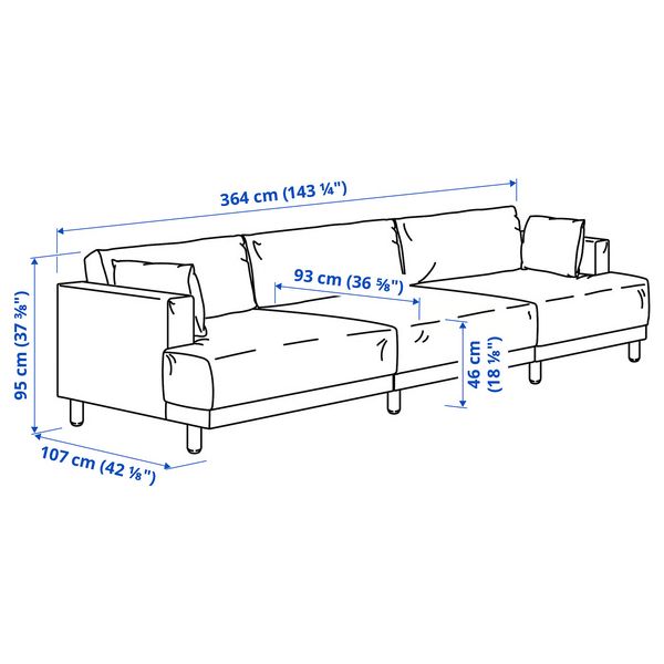 IKEA, дополнительный ракурс - схема-чертеж с размерами