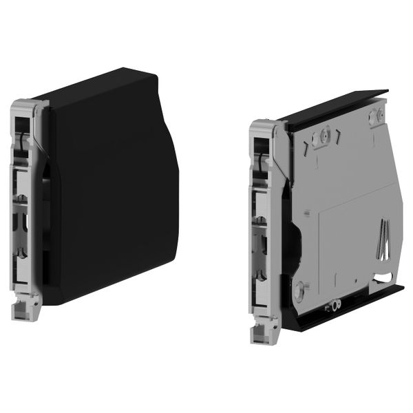 Большая петля для горизонтальный дверцы, черный IKEA УТРУСТА 804.271.26 - фото 1