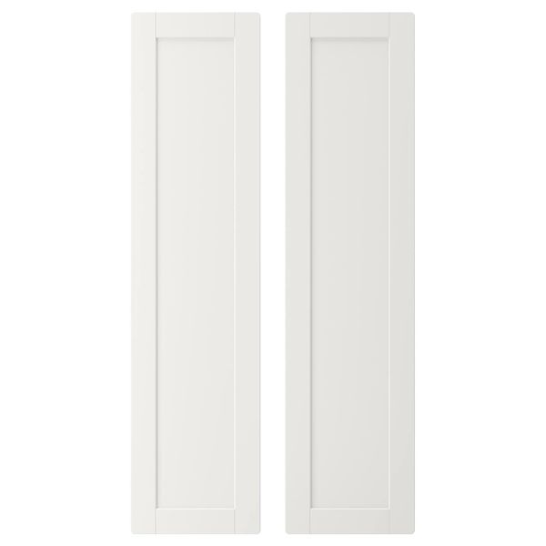 Дверь, белый/с рамой 30x120 см IKEA SMÅSTAD СМОСТАД 704.342.07 - схема-чертеж с размерами
