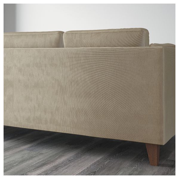 Диван 3-местный СТОКГОЛЬМ, Гаммельбу светло-коричневый - фото 3