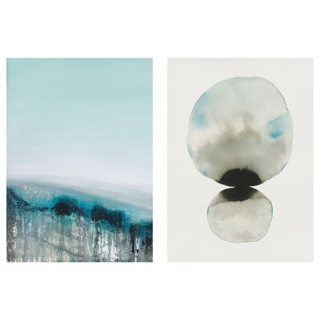 Постер БИЛЬД, Пейзаж в синих тонах (50x70 см 2 шт)