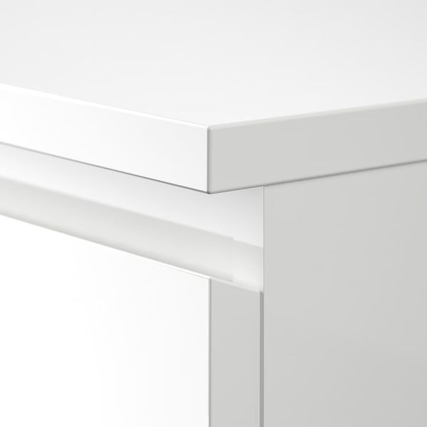 MALM Комод с 2 ящиками - глянцевый белый 40x55 см - фото 4