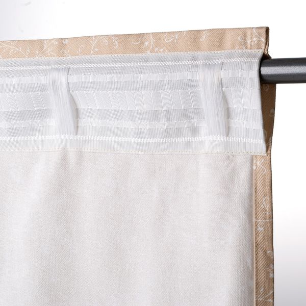 Гардины с прихватом, 2 шт., бежевый 145x180 см IKEA HILDAMAJA ХИЛЬДАМАЙЯ 404.803.09 - фото 5