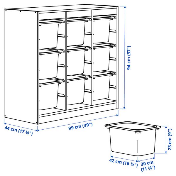 IKEA, дополнительный ракурс - схема-чертеж с размерами