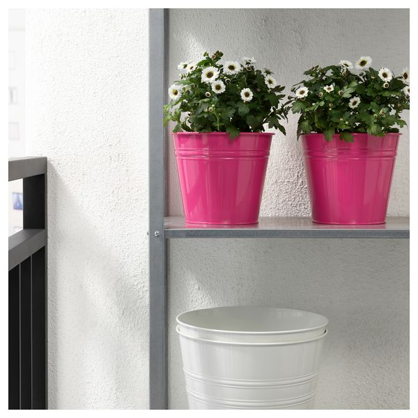 Кашпо СОККЕР, д/дома/улицы, розовый - фото 2
