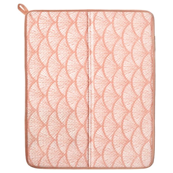 Коврик для сушки посуды, розовый/с рисунком 44x36 см IKEA NYSKÖLJD НЮХОЛИД 604.881.68 - фото 1
