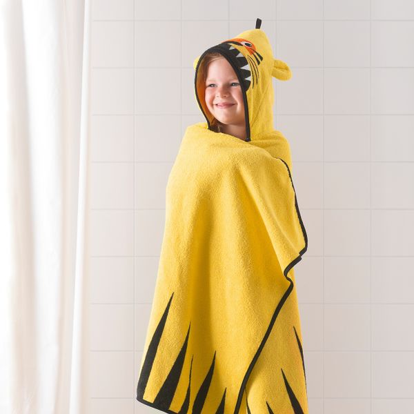 Полотенце с капюшоном, тигр/желтый 70x140 см IKEA ДЬЮНГЕЛЬСКОГ 303.938.26 - схема-чертеж с размерами