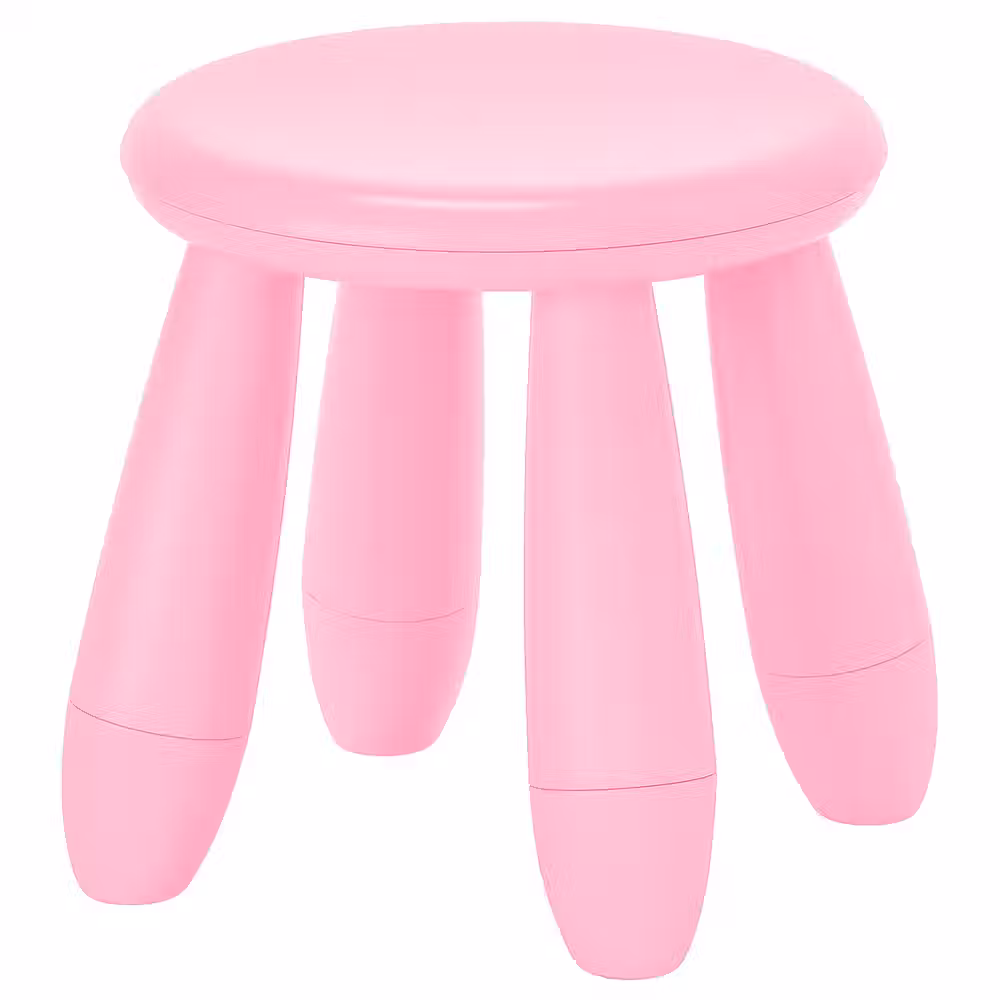 MAMMUT Табурет детский - д/дома/улицы/розовый - фото 1