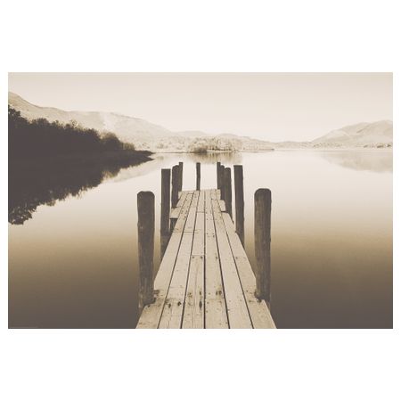 Постер, Пристань на рассвете, 91x61 см IKEA DRÖMBILD ДРЁМБИЛЬД 204.422.62