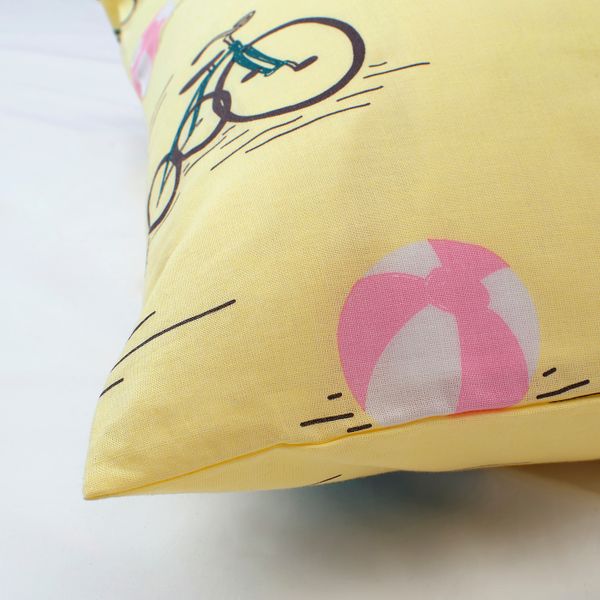 Пододеяльник и наволочка, игрушки желтый 150x200/50x70 см IKEA KÄPPHÄST КЭППХЭСТ 204.557.30 - фото 5