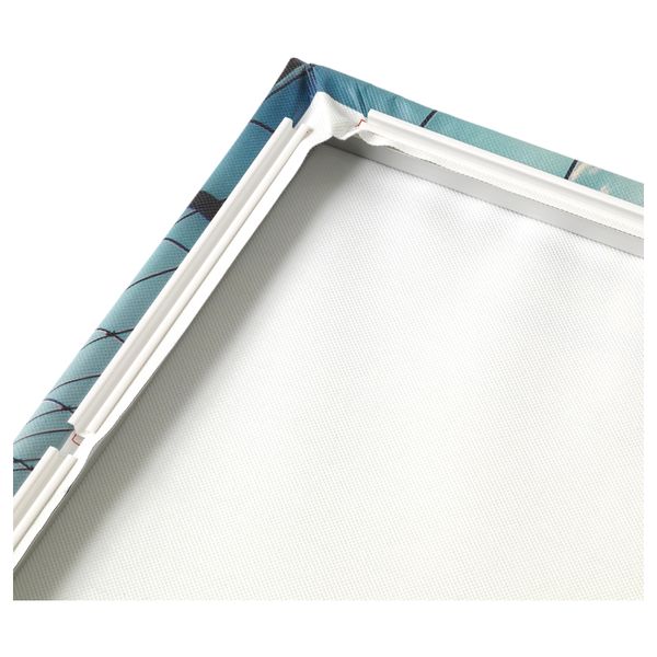 Картина с рамой, камни, цвет алюминия, 140x56 см IKEA BJÖRKSTA БЬЁРКСТА 494.716.02 - схема-чертеж с размерами