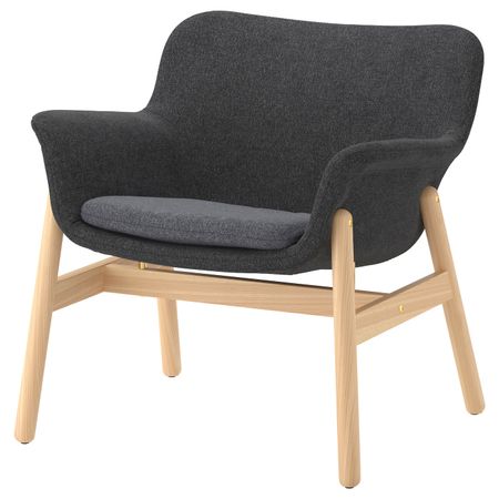 Кресло, Гуннаред темно-серый IKEA VEDBO ВЕДБУ 904.241.27