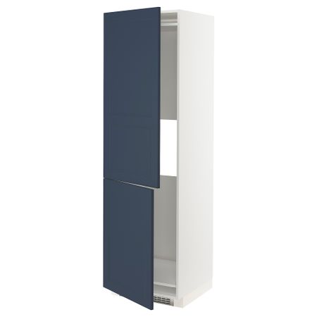 Высокий шкаф для холодильник, морозильник, 2 дверцы IKEA METOD МЕТОД 194.028.70
