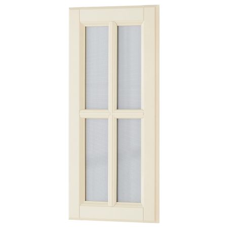 Стеклянная дверь ДАЛАРНА, белый с оттенком