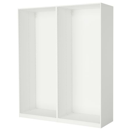 2 каркаса гардеробов, белый 200x58x236 см IKEA PAX ПАКС 098.729.13