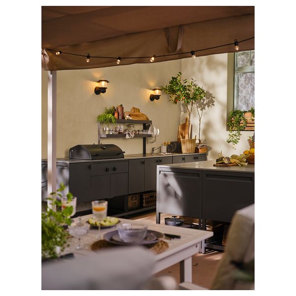 Угольный гриль, для сада, темно-серый, 120x60 см IKEA BÅTSKÄR 005.533.69 - фото 14