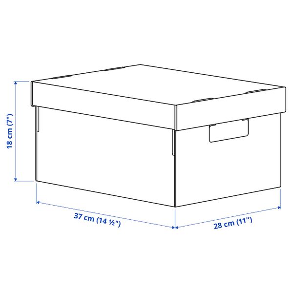 Упаковка 4 из 3 для IKEA - схема-чертеж с размерами
