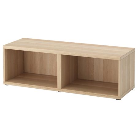Каркас, под беленый дуб 120x40x38 см IKEA BESTÅ БЕСТО 902.993.26