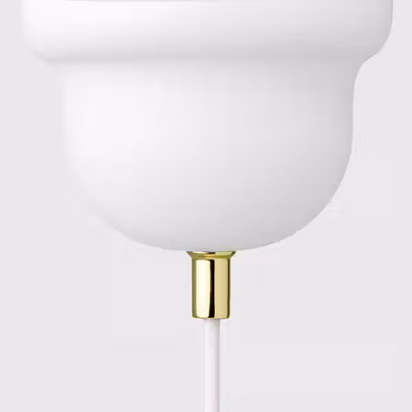 SKIVTOFS СКИВТОФС Подвесной светильник - белый с оттенком/керамика 24 см - фото 5