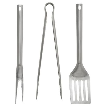 Аксессуары для гриля, 3 предмета, нержавеющая сталь IKEA GRILLTIDER ГРИЛЛЬТИДЕР 905.419.23