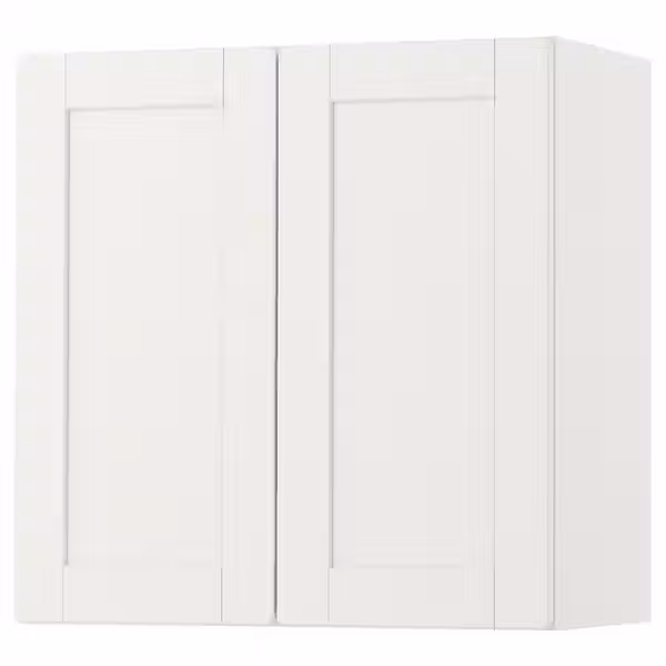 SMÅSTAD Навесной шкаф - белый с рамой/с 1 полкой 60x32x60 см - фото 1