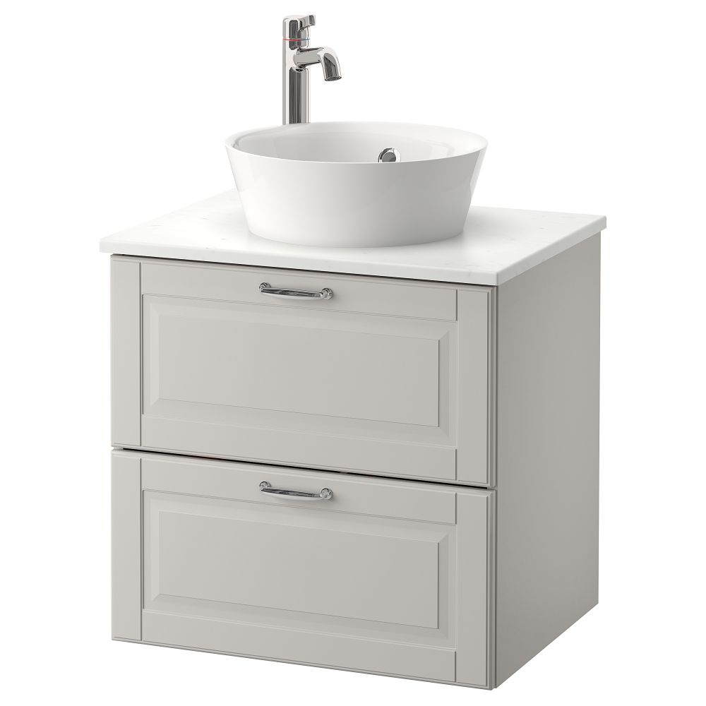 Шкаф со столешницей 40см раковина, 62x49x75 cm IKEA KATTEVIK КАТТЕВИК, GODMORGON ГОДМОРГОН, TOLKEN ТОЛКЕН 193.083.25 - фото 1