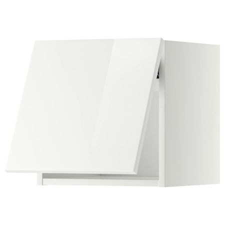 Горизонтальный навесной шкаф, белый/Рингульт белый 40x40 см IKEA METOD МЕТОД 693.923.50