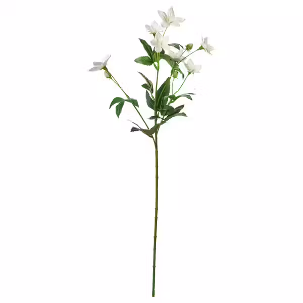 SMYCKA Цветок искусственный - д/дома/улицы Лизиантус/белый 60 см - фото 1