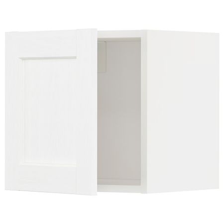 METOD Навесной шкаф - белый Enköping/белый под дерево 40x40 см