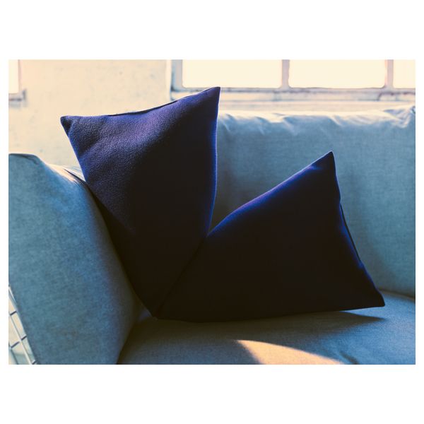 Подушка ИКЕА ПС 2017, темно-синий (80x30 см) - схема-чертеж с размерами