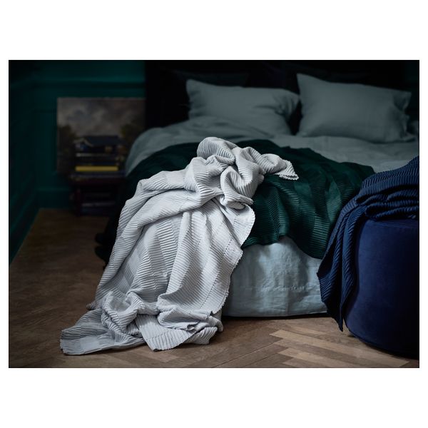 Плед ВЭГМОЛЛА, синий (120x160 см) - фото 5