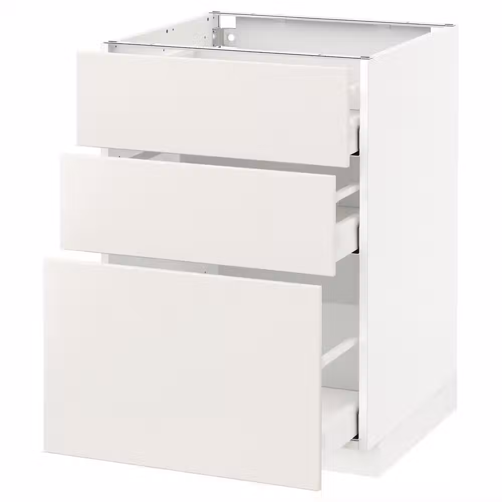 METOD / MAXIMERA Напольный шкаф с 3 ящиками - фото 1