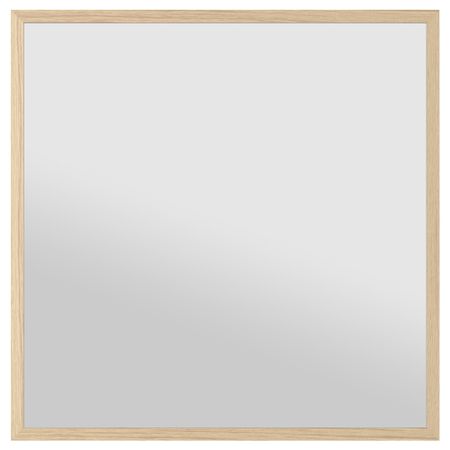 Зеркало СТАВЕ, под беленый дуб беленый дуб (70x70 см)
