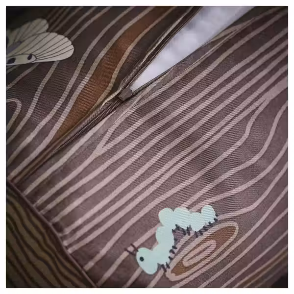 SKOGSDUVA СКОГСДУВА Подушка - цилиндрической формы/коричневый 80 см - схема-чертеж с размерами