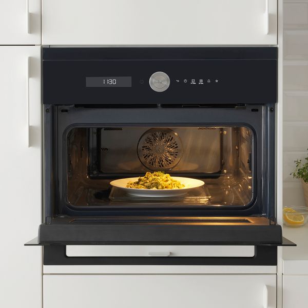 Комбинированный СВЧ с горячим обдувом, ИКЕА 700 черный IKEA FINSMAKARE ФИНСМАКАРЕARE ФИНСМАКАРЕ 504.117.68 - фото 7