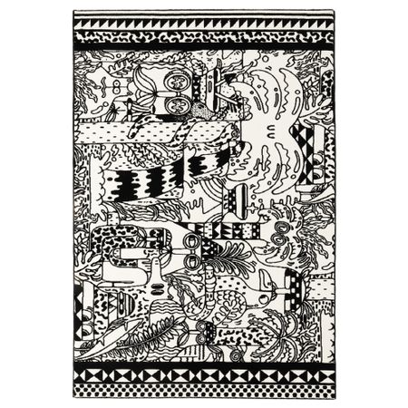 Ковер, короткий ворс СТУНСИГ, Тропики (133x195 см)