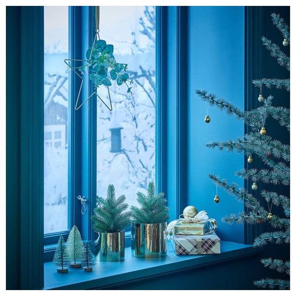 Искусственное растение в горшке ФЕЙКА, д/дома/улицы рождественская елка (9 см) - фото 2