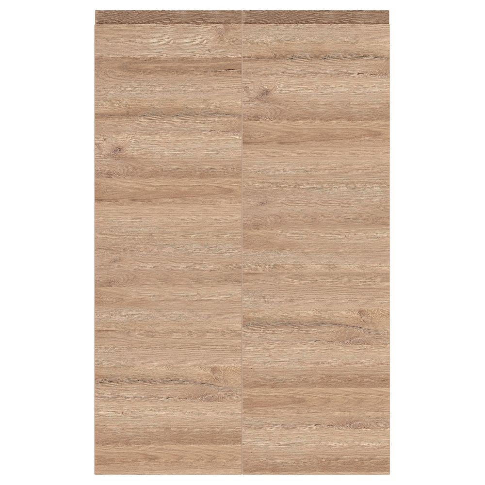 Дверца для напольного углового шкафа, 2шт, левосторонний/под дуб 25x80 см IKEA VOXTORP ВОКСТОРП 605.081.47 - фото 1