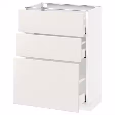 METOD / MAXIMERA Напольный шкаф с 3 ящиками