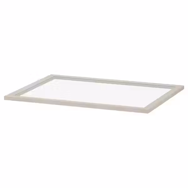 KOMPLEMENT Полка стеклянная - серо-бежевый 75x58 см - фото 1